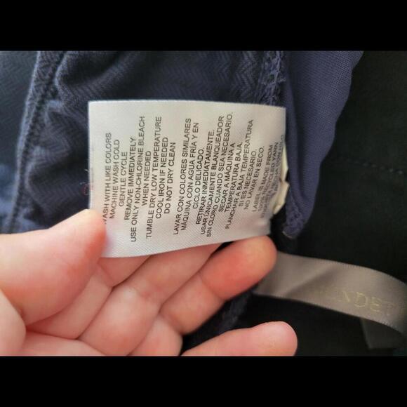 Mondetta small navy blue jacquard pocketed leggings - Picture 4 of 4